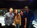 Gary Barlow in Capitol studios Hollywood and Vine